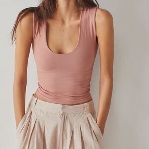 Free people clean lines muscle cami